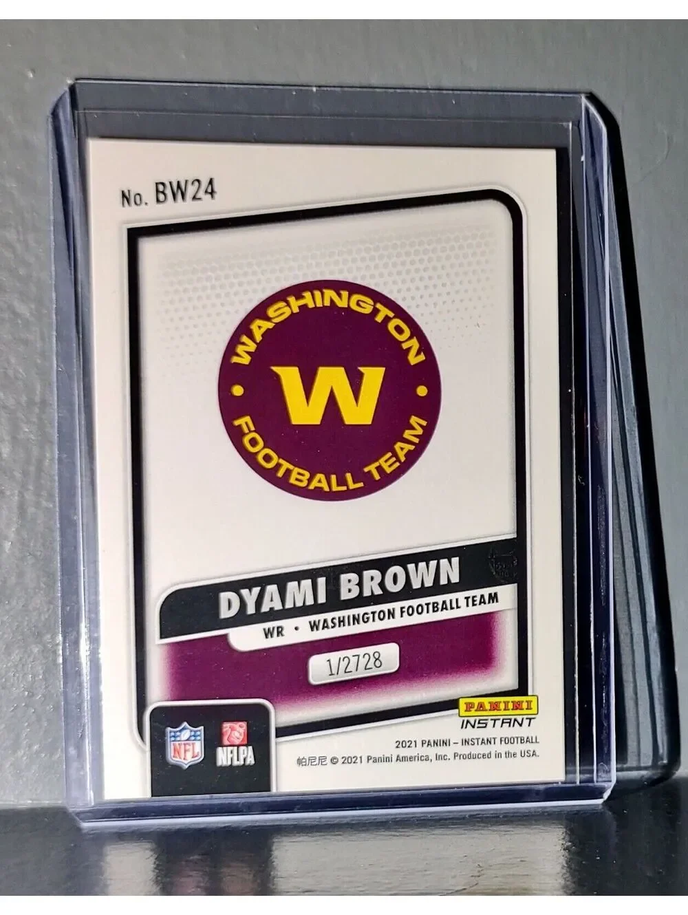 Dyami Brown 2021 Panini NFL Black and White Rookies #24 Card 1/2728